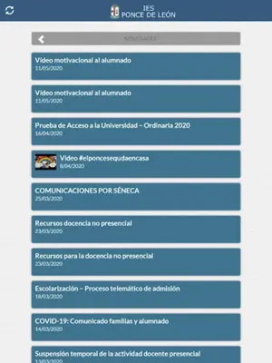 IES PONCE DE LEON UTRERA android App screenshot 1