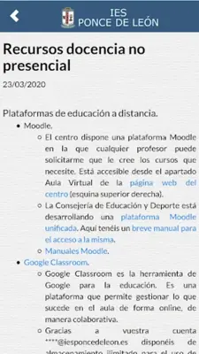 IES PONCE DE LEON UTRERA android App screenshot 3